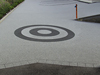Courtyard Parking Lot Patio Circle Design