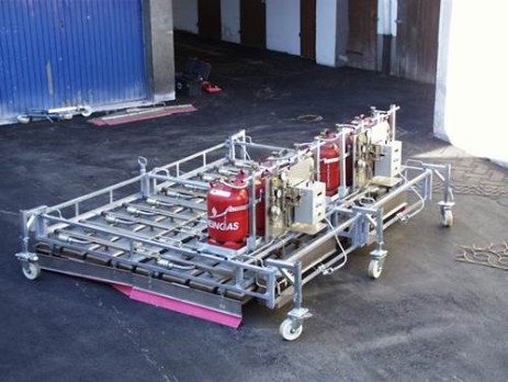 asphalt heating device