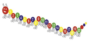 Schoolyard Design Calculating Caterpillar