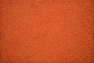 farbiger Asphalt Verkehrsorange